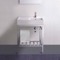 Small Modern Console Sink Vanity, 24